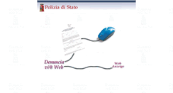 Desktop Screenshot of denunceviaweb.poliziadistato.it